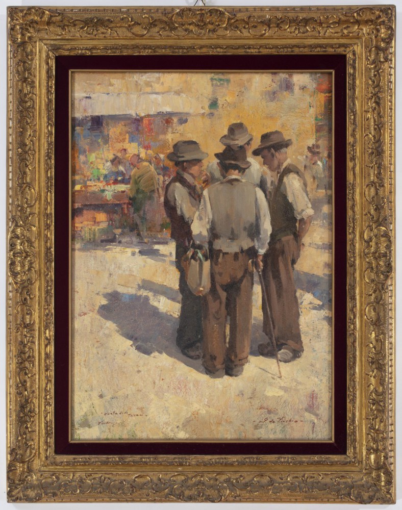 giulio da vicchio: Chiacchiere al mercato
